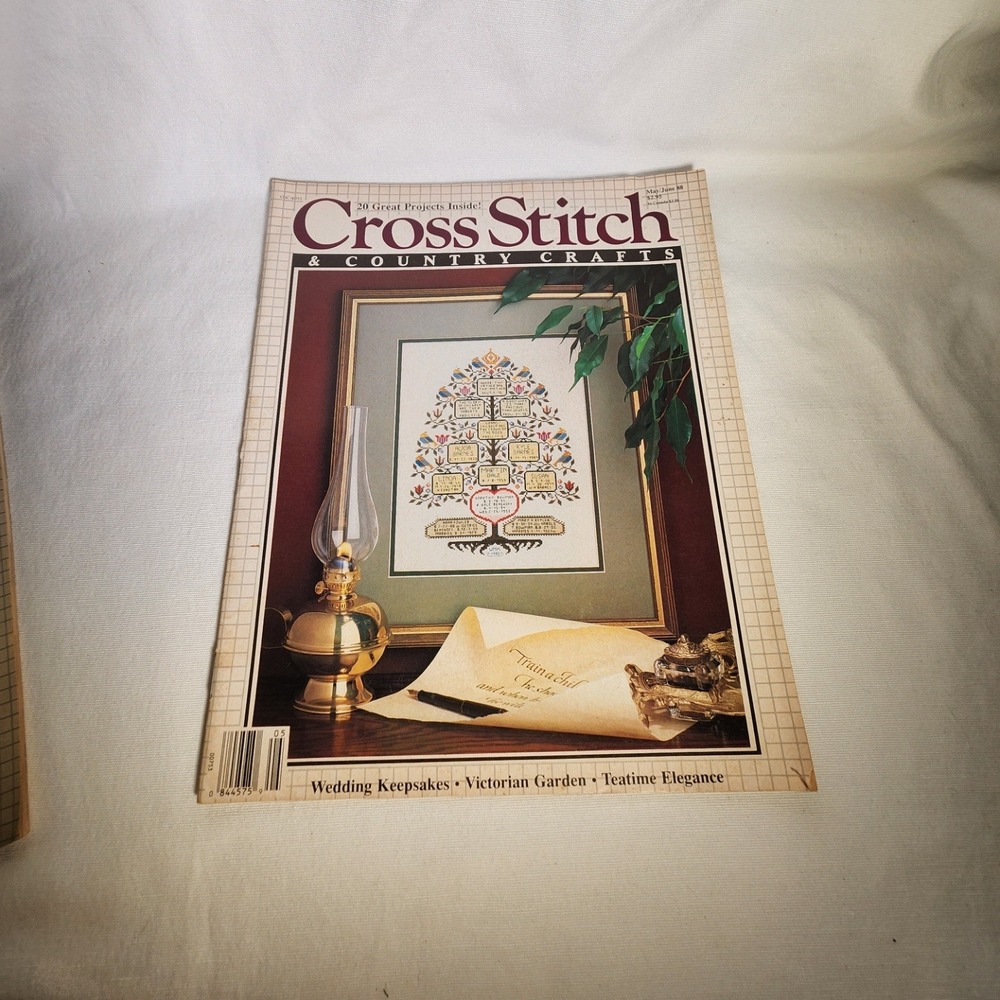 Cross Stitch & Country Crafts Magazine Lot 3 Issues 1987 1988‎ - Picture 5 of 10